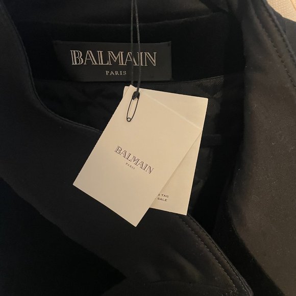BALMAIN Black velvet jacket - Picture 11 of 13